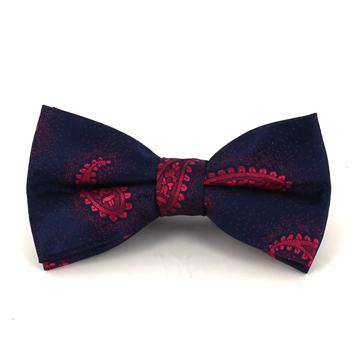 Nœud Papillon Paisley Bleu