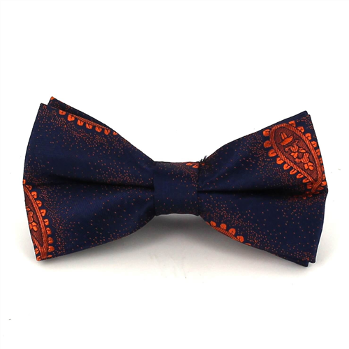 Nœud Papillon Paisley Bleu
