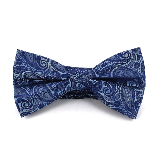 Nœud Papillon Paisley Bleu Ciel et Bleu
