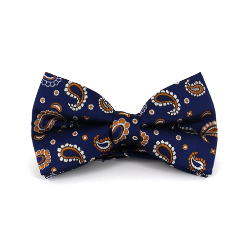 Nœud Papillon Paisley Bleu Marine