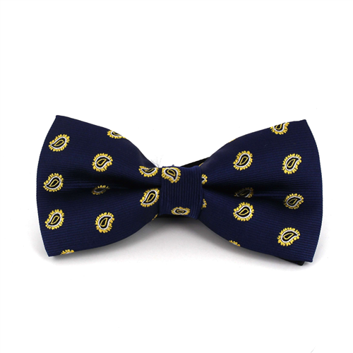 Nœud Papillon Paisley Bleu Marine