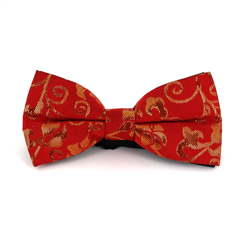 Nœud Papillon Paisley Brillant Rouge