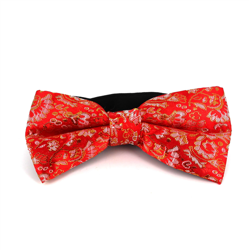 Nœud Papillon Paisley Brillant Rouge