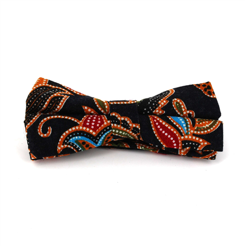 Nœud Papillon Paisley Noir