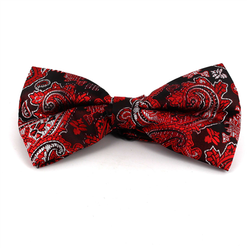 Nœud Papillon Paisley XL Rouge