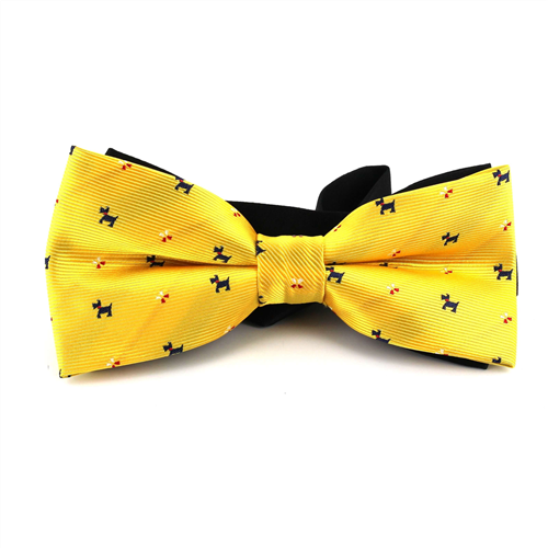 Nœud Papillon Chiens Jaune