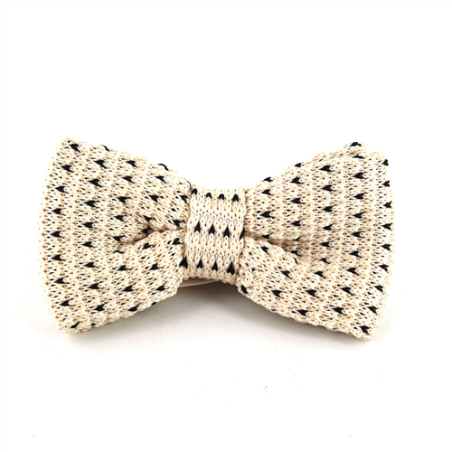 Nœud Papillon à pois blancs et noirs