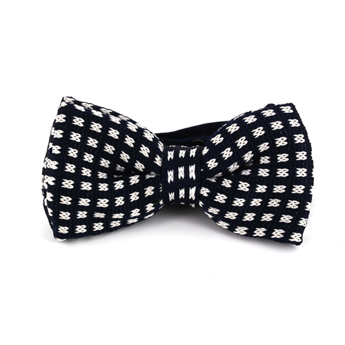 Nœud Papillon à pois bleu et blanc