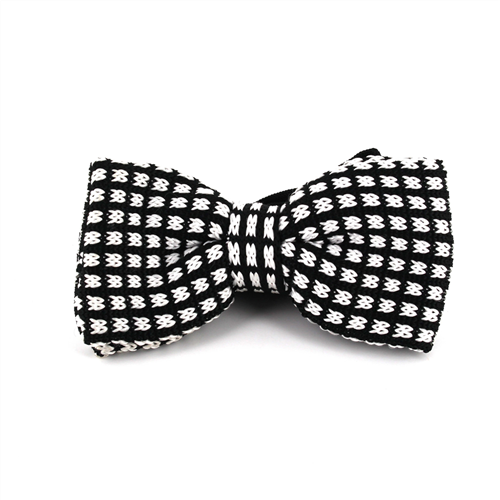 Nœud Papillon à pois noir et blanc