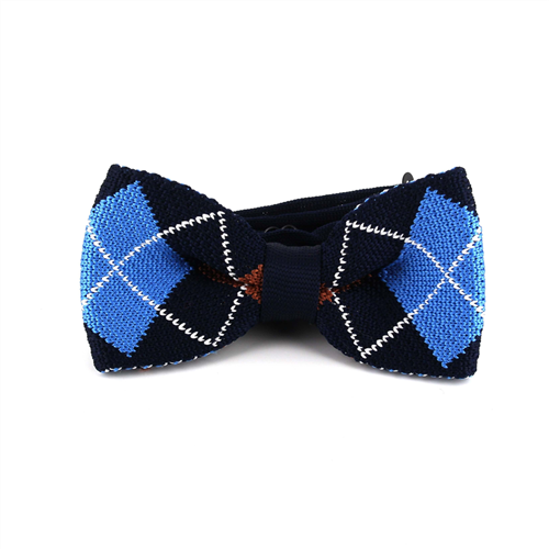 Nœud Papillon à carreaux bleus