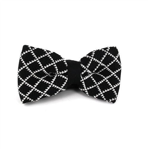 Nœud Papillon à carreaux noir et blanc
