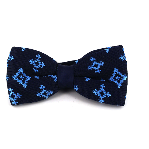 Nœud Papillon Point Formes Géométriques Bleu
