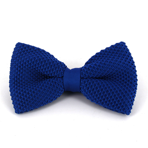 Nœud Papillon en point lisse bleu marine
