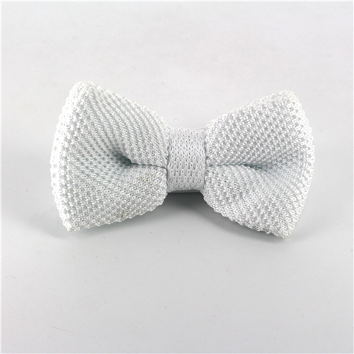 Nœud Papillon en point lisse blanc