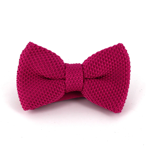 Nœud Papillon en point uni Fuchsia