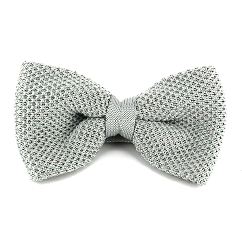 Nœud Papillon en point gris clair