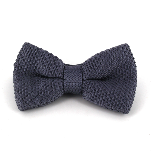 Nœud Papillon en point gris foncé