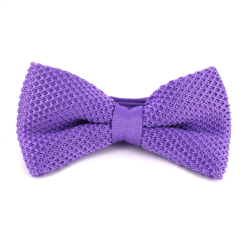 Nœud Papillon en point uni violet