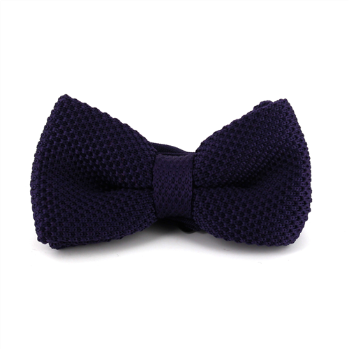 Nœud Papillon en point lisse violet