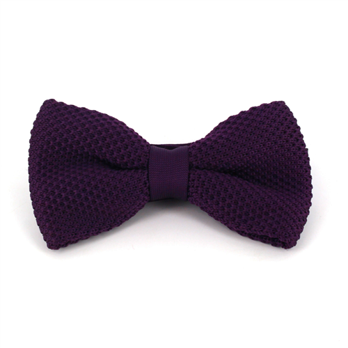 Nœud Papillon en point lisse violet