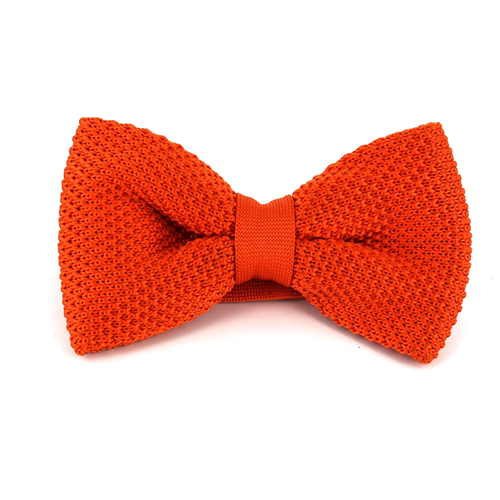 Nœud Papillon en point lisse orange
