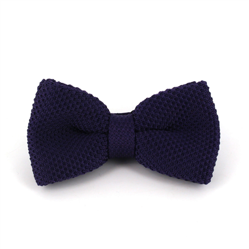 Nœud Papillon en point lisse violet
