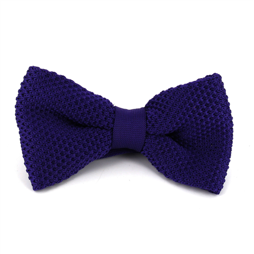 Nœud Papillon en point lisse violet