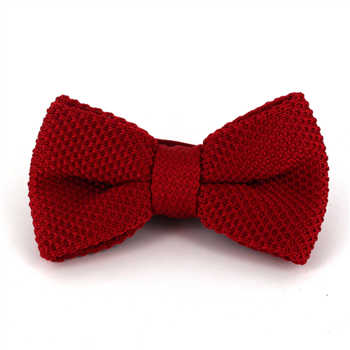 Nœud Papillon en point lisse Rouge Carmin