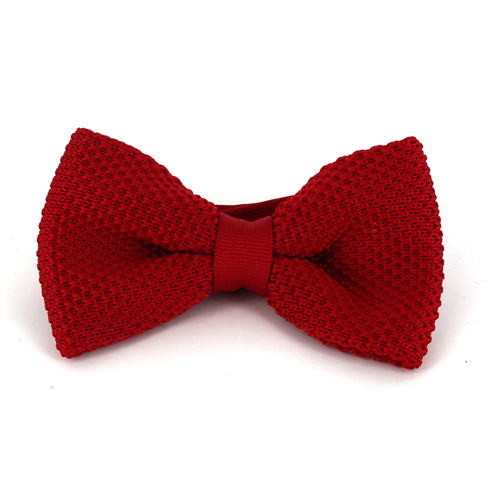Nœud Papillon en point lisse Rouge Carmin