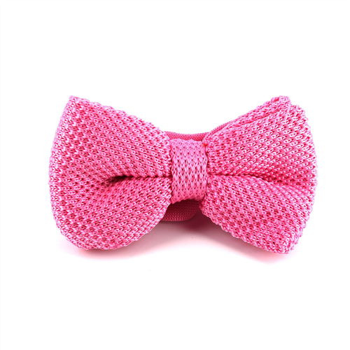 Nœud Papillon en point rose uni
