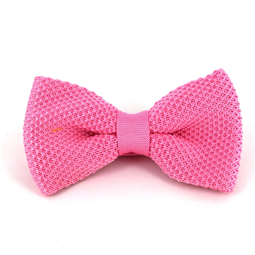 Nœud Papillon en point rose uni