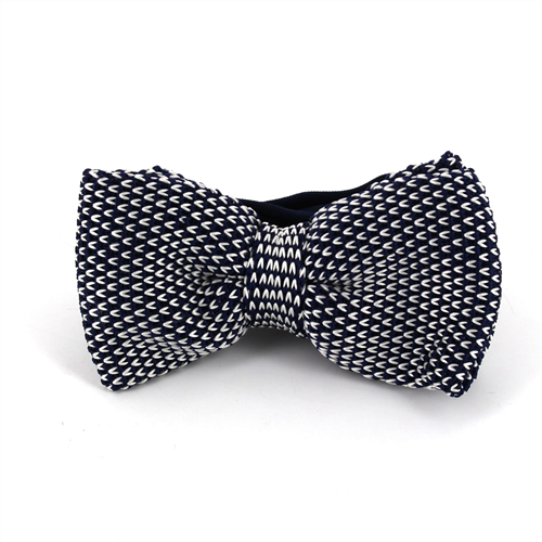Nœud Papillon à pois bleu et blanc
