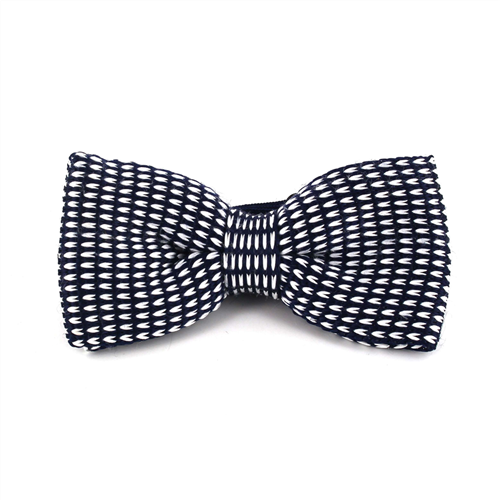 Nœud Papillon à pois bleu et blanc