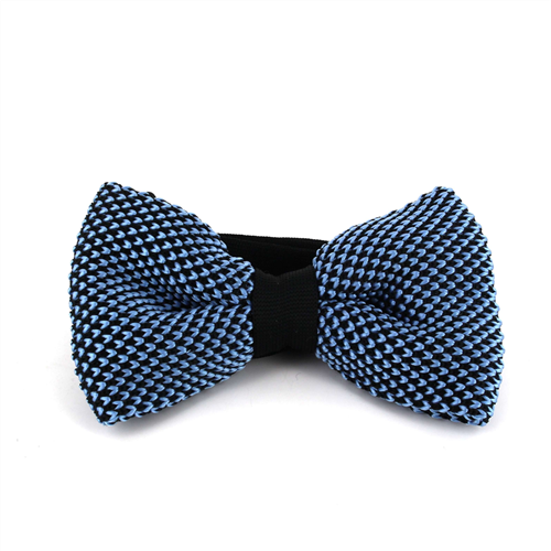 Nœud Papillon à pois noir et bleu