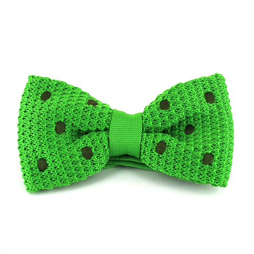 Nœud Papillon à pois vert foncé