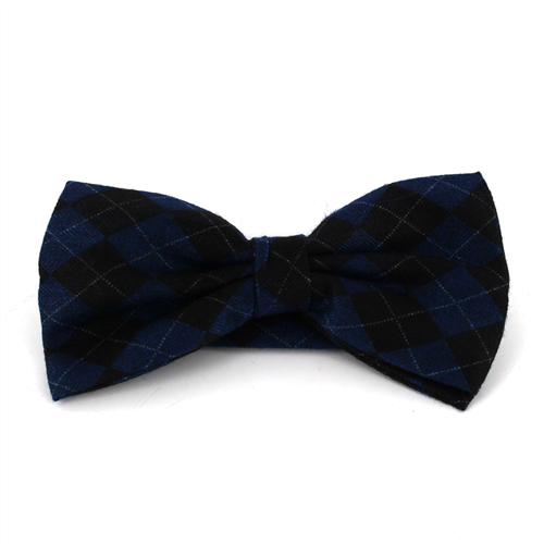 Nœud Papillon à carreaux bleu et noir