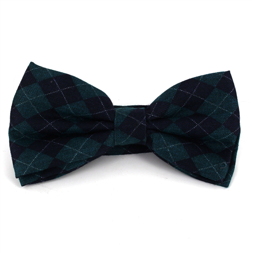 Nœud Papillon à carreaux vert et noir