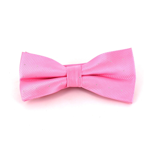 Nœud Papillon rose à pois brillants