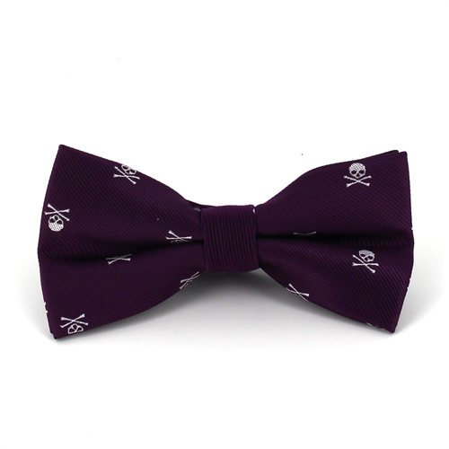 Nœuds Papillon crânes violet