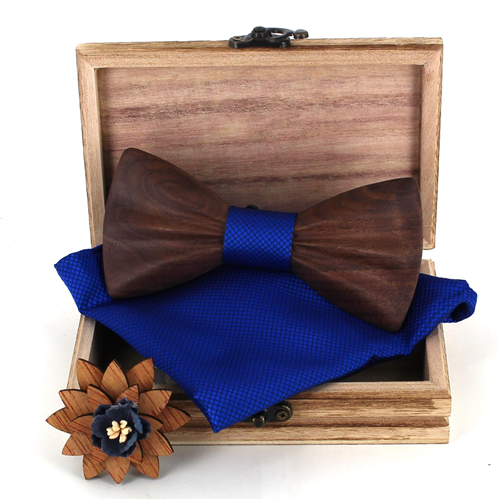 Ensemble Nœud Papillon en Bois