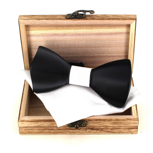 Ensemble Nœud Papillon en Bois