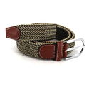 Ceinture élastique dorée et noire