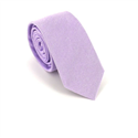 Cravate Étroite Unie Lilas