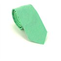 Cravate Étroite Unie Vert
