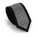 Cravate Étroite Noire et Blanche