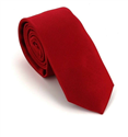 Cravate Étroite Rouge Foncé