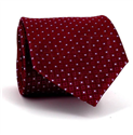 Cravate Structurée Points Rouges