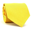 Cravate Unie Jaune MicroTwill