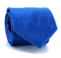 Cravate unie bleue