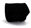 Cravate unie noire
